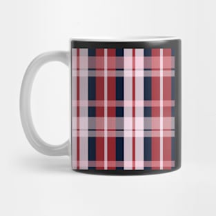 Summer Aesthetic Aillith 2 Hand Drawn Textured Plaid Pattern Mug